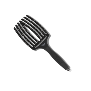 OLIVIA GARDEN FINGERBRUSH COMBO szczotka z włosiem dzika L | Black