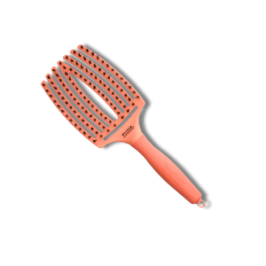 OLIVIA GARDEN FINGERBRUSH COMBO szczotka z włosiem dzika L | Coral