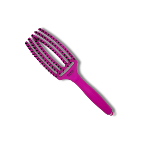 OLIVIA GARDEN FINGERBRUSH COMBO szczotka z włosiem dzika M | Neon Purple