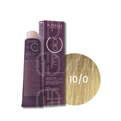 ALTER EGO MY COLOR trwała farba do włosów bez amoniaku 100 ml | 10/0