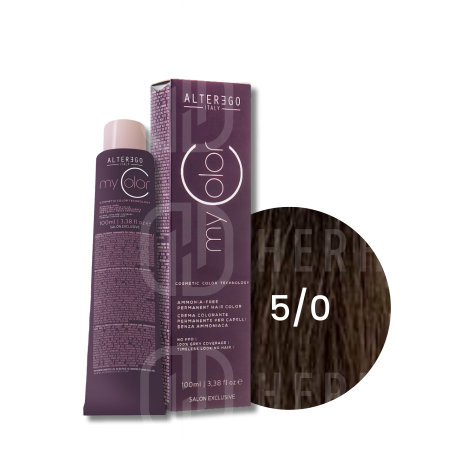 ALTER EGO MY COLOR trwała farba do włosów bez amoniaku 100 ml | 5/0