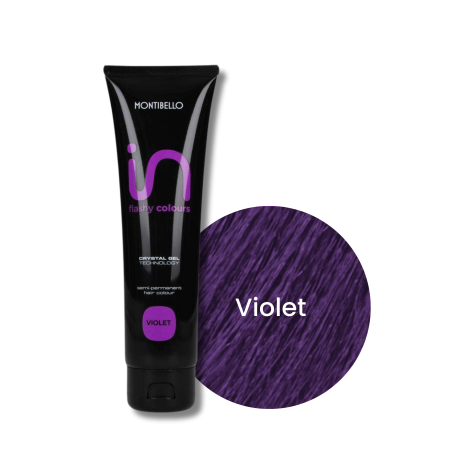 MONTIBELLO IN FLASHY COLOURS żel koloryzujący do włosów 150 ml | Violet