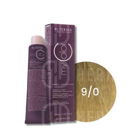 ALTER EGO MY COLOR trwała farba do włosów bez amoniaku 100 ml | 9/0