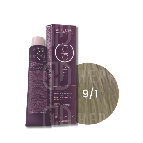 ALTER EGO MY COLOR trwała farba do włosów bez amoniaku 100 ml | 9/1