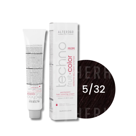 ALTER EGO TECHNOFRUIT trwała farba do włosów z keratyną 100 ml | 5/32