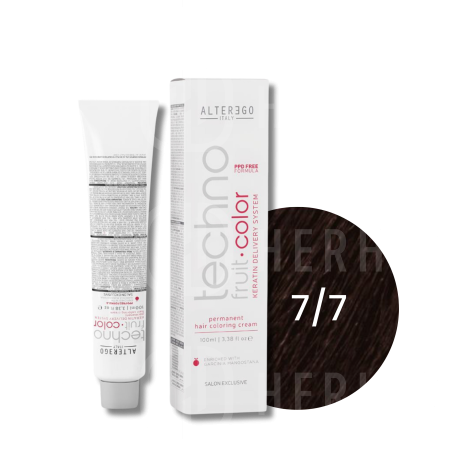 ALTER EGO TECHNOFRUIT trwała farba do włosów z keratyną 100 ml | 7/7