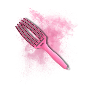 OLIVIA GARDEN FINGERBRUSH COMBO szczotka z włosiem dzika M | Granita Pink - image 2
