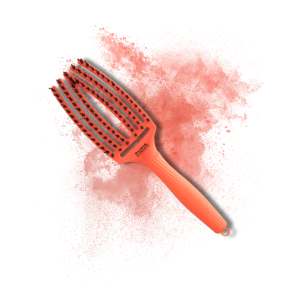 OLIVIA GARDEN FINGERBRUSH COMBO szczotka z włosiem dzika M | Orange Spritz - image 2