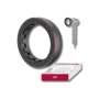 COSHARE HD10E Essence Ring pierścień z odżywką Skwalanem | Czarny - 3