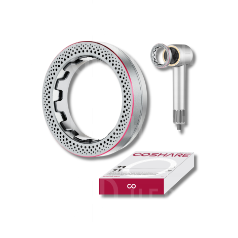 COSHARE HD10E Essence Ring pierścień z odżywką Skwalanem | Srebrny - 2