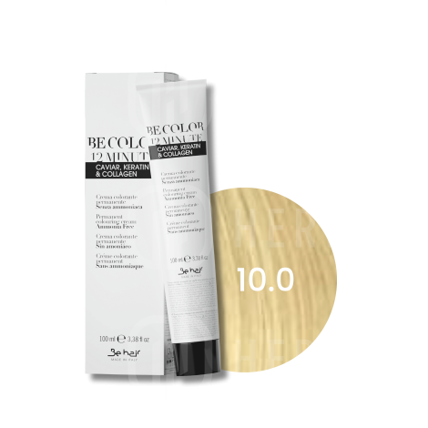 BE HAIR BE COLOR 12 MINUTE trwała farba do włosów 100 ml | 10.0