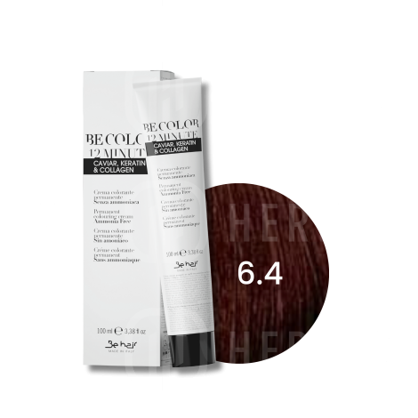 BE HAIR BE COLOR 12 MINUTE trwała farba do włosów 100 ml | 6.4
