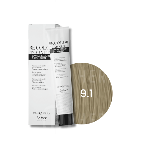 BE HAIR BE COLOR 12 MINUTE trwała farba do włosów 100 ml | 9.1