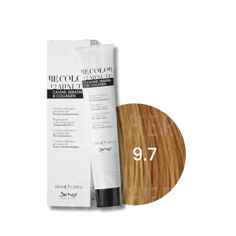 BE HAIR BE COLOR 12 MINUTE trwała farba do włosów 100 ml | 9.7