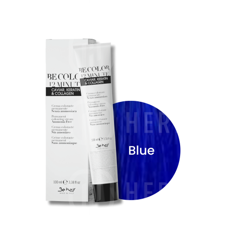 BE HAIR BE COLOR 12 MINUTE trwała farba do włosów 100 ml | mix Blue