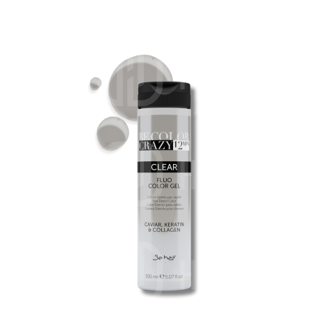 BE HAIR BE COLOR CRAZY bezpośrednia żelowa farba toner 150 ml | Clear - 2