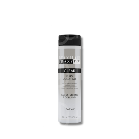 BE HAIR BE COLOR CRAZY bezpośrednia żelowa farba toner 150 ml | Clear