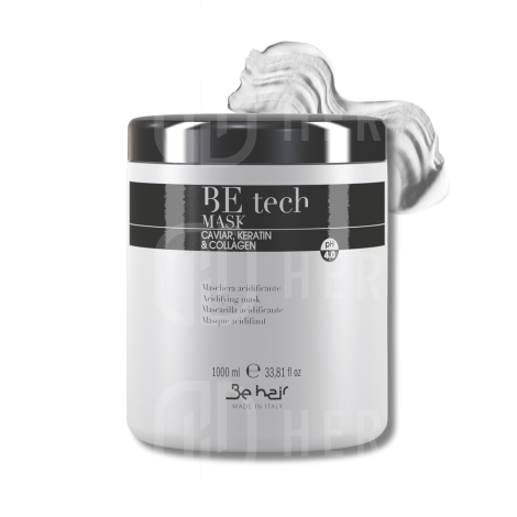 BE HAIR BE TECH Mask maska zakwaszająca po zabiegach chemicznych 1000 ml - 2