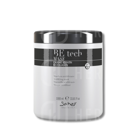 BE HAIR BE TECH Mask maska zakwaszająca po zabiegach chemicznych 1000 ml