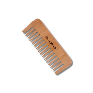 BLACKOMB drewniany grzebień szeroki CK004 do włosów afro