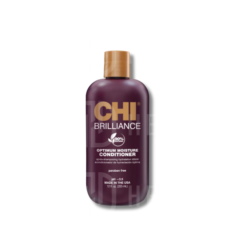 CHI BRILLIANCE odżywka nawilżająca z oliwą do włosów suchych 355 ml
