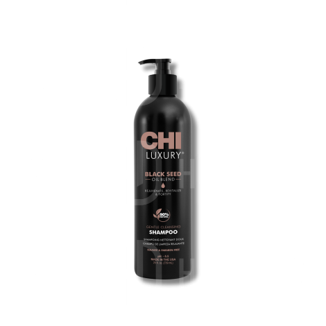 CHI LUXURY delikatny szampon do włosów z czarnuszką 739 ml