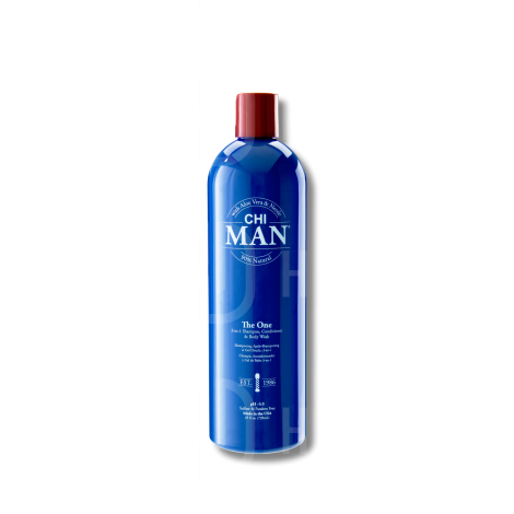 CHI MAN The One 3w1 szampon do włosów, odżywka i żel pod prysznic 739 ml