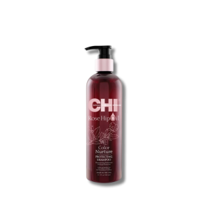 CHI ROSE HIP OIL szampon chroniący kolor do włosów farbowanych 340 ml