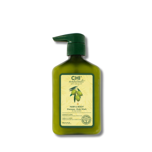 CHI NATURALS Olive Oil szampon 2w1 do włosów i ciała z oliwą 340 ml