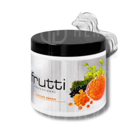 FRUTTI PROFESSIONAL CAVIAR wygładzająca maska z kawiorem anti-frizz 1000 ml - 2