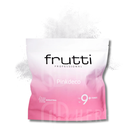 FRUTTI PROFESSIONAL PINKDECO różowy rozjaśniacz z keratyną do 9 tonów 500 g - 2