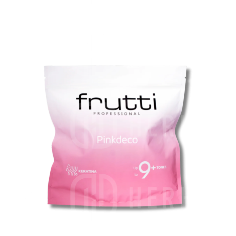 FRUTTI PROFESSIONAL PINKDECO różowy rozjaśniacz z keratyną do 9 tonów 500 g