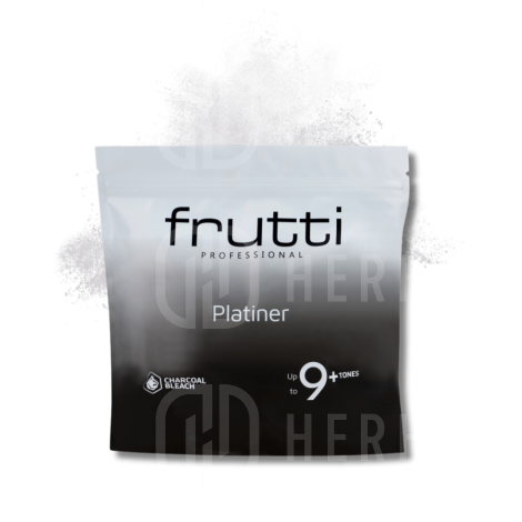 FRUTTI PROFESSIONAL PLATINER rozjaśniacz z węglem bambusowym 9 tonów 500 g - 2