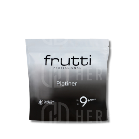 FRUTTI PROFESSIONAL PLATINER rozjaśniacz z węglem bambusowym 9 tonów 500 g