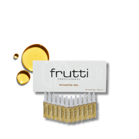 FRUTTI PROFESSIONAL KERATIN OIL regenerująca kuracja ampułki 12 x 10 ml - 2