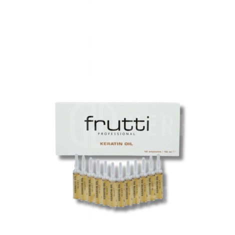 FRUTTI PROFESSIONAL KERATIN OIL regenerująca kuracja ampułki 12 x 10 ml