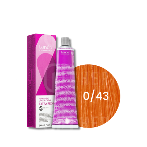 LONDA PROFESSIONAL EXTRA RICH trwała farba do włosów 60 ml | 0/43