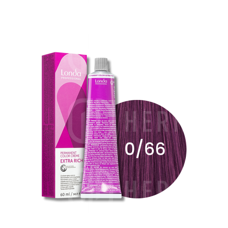 LONDA PROFESSIONAL EXTRA RICH trwała farba do włosów 60 ml | 0/66
