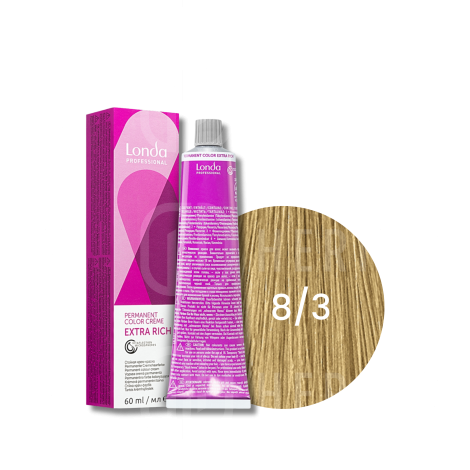 LONDA PROFESSIONAL EXTRA RICH trwała farba do włosów 60 ml | 8/3