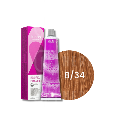 LONDA PROFESSIONAL EXTRA RICH trwała farba do włosów 60 ml | 8/34