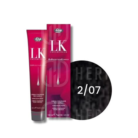 LISAP LK OPC trwała farba do włosów z olejkami 100 ml | 2/07