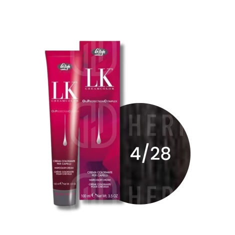 LISAP LK OPC trwała farba do włosów z olejkami 100 ml | 4/28