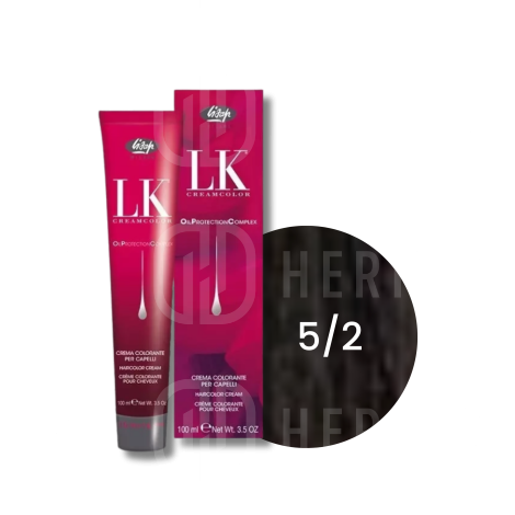 LISAP LK OPC trwała farba do włosów z olejkami 100 ml | 5/2