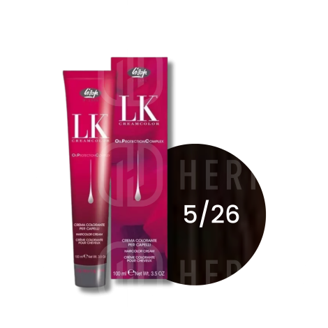 LISAP LK OPC trwała farba do włosów z olejkami 100 ml | 5/26