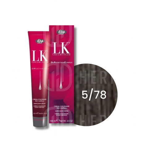 LISAP LK OPC trwała farba do włosów z olejkami 100 ml | 5/78