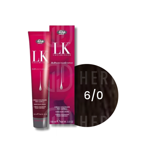 LISAP LK OPC trwała farba do włosów z olejkami 100 ml | 6/0