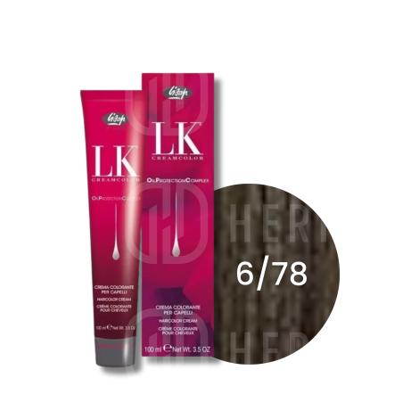 LISAP LK OPC trwała farba do włosów z olejkami 100 ml | 6/78