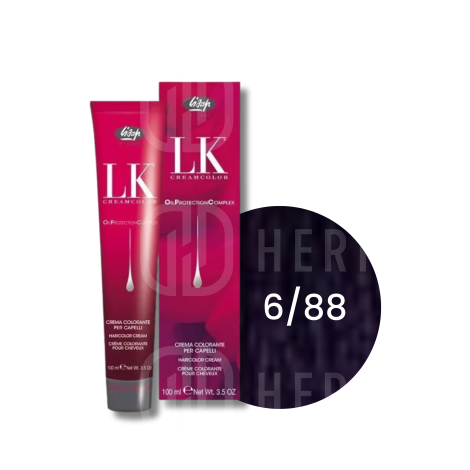 LISAP LK OPC trwała farba do włosów z olejkami 100 ml | 6/88