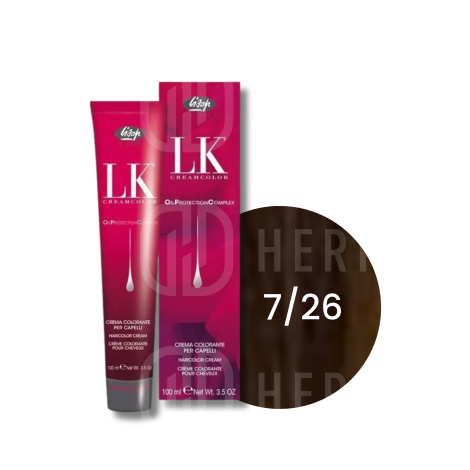 LISAP LK OPC trwała farba do włosów z olejkami 100 ml | 7/26