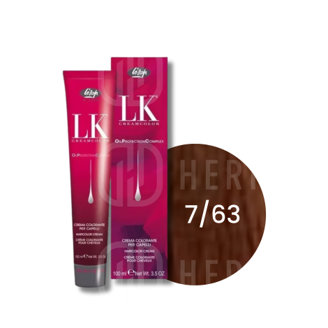 LISAP LK OPC trwała farba do włosów z olejkami 100 ml | 7/63